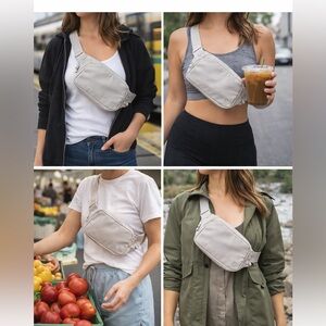 Lululemon Everywhere Belt Bag/ Crossbody 1L MRSP $58 Unisex/ Grey Travel Errand